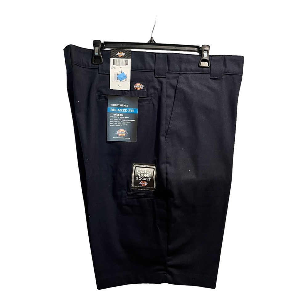 NWT Dickies blue short w/ cell phone pocket.